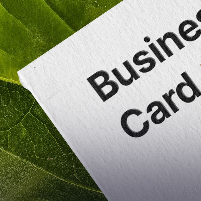 Green business card (Demo)